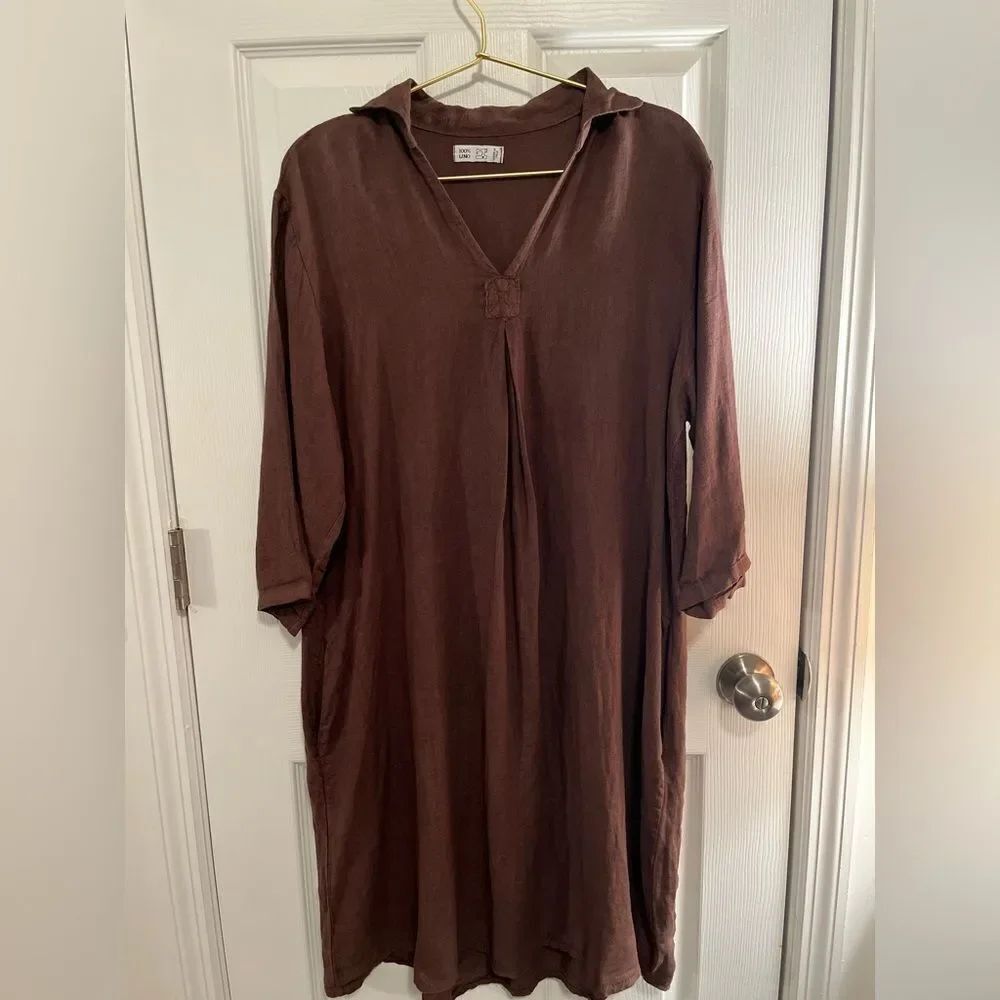 LINO 100% Linen Dress - Picture 3 of 9